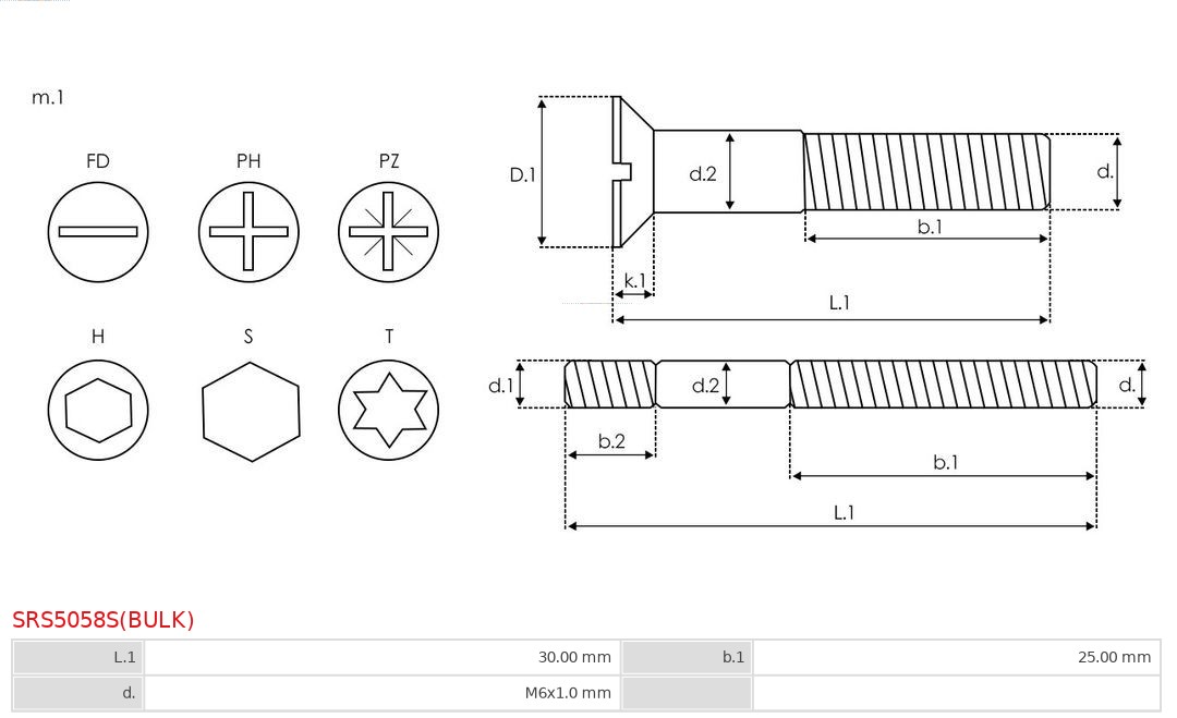AS-PL SRS5058S(BULK) Brandneu AS-PL Reparatursatz, Generator
