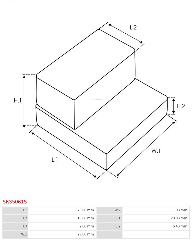 AS-PL SRS5061S Brandneu AS-PL Reparatursatz, Starter