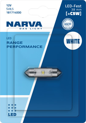 NARVA 181714000 Range Performance LED-SI Bulb, licence plate light