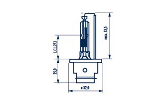 PHILIPS 12475C1 Visio Lyspære, fjernlys