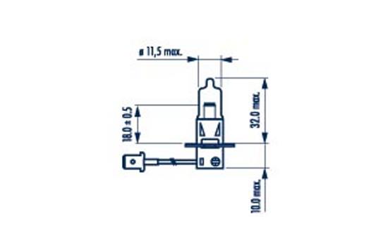 NARVA 486333000 Range Power Blue+ Lyspære, fjernlys