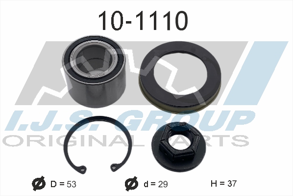 MAXGEAR 33-1062 Hjullagersett