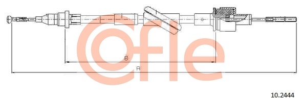 COFLE 10.2444 Seilzug,...