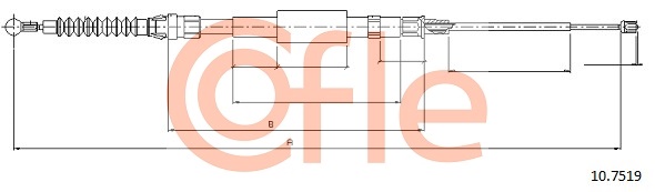 COFLE 10.7519 Seilzug,...