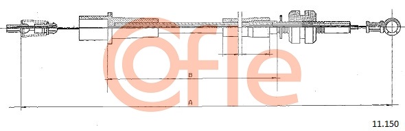 COFLE 11.150 Gaszug