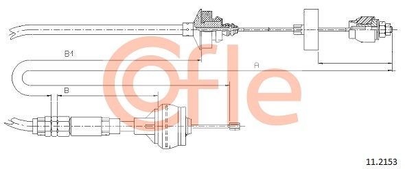 COFLE 11.2153 Seilzug,...