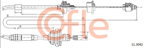 COFLE 11.3042 Seilzug,...