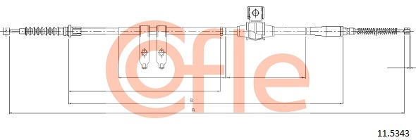 COFLE 11.5343 Seilzug,...