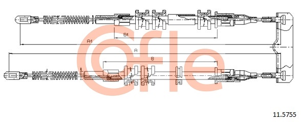 COFLE 11.5755 Seilzug,...