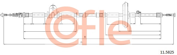 COFLE 11.5825 Seilzug,...