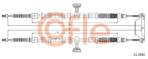 COFLE 11.5945 Seilzug,...