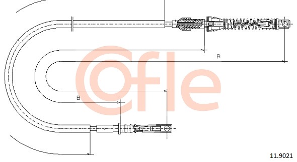 COFLE 11.9021 Gaszug