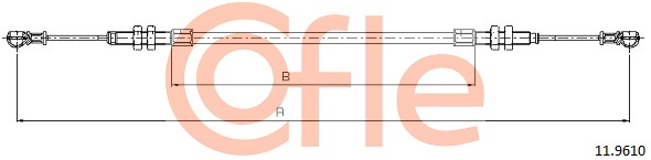 COFLE 11.9610 Gaszug