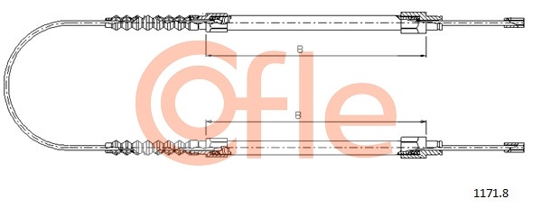 COFLE 1171.8 Seilzug,...