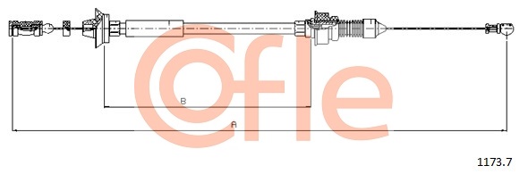 COFLE 1173.7 Gaszug