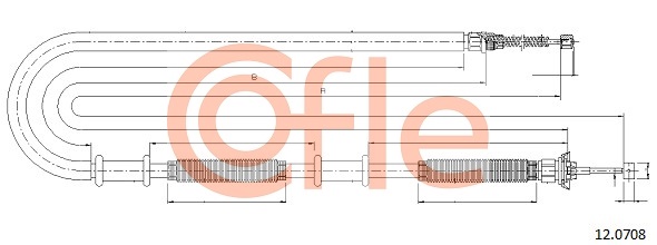 COFLE 12.0708 Seilzug,...