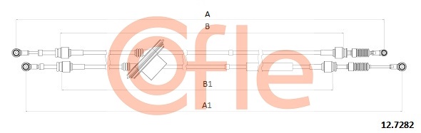 COFLE 12.7282 Seilzug,...