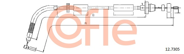 COFLE 12.7305 Gaszug