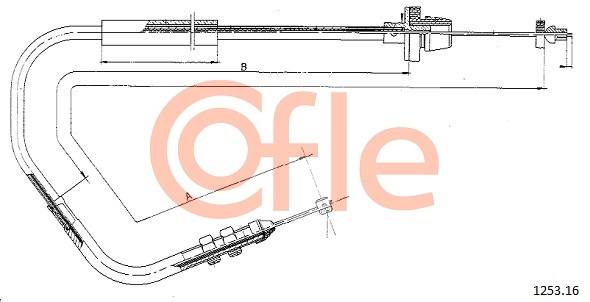 COFLE 1253.16 Gaszug