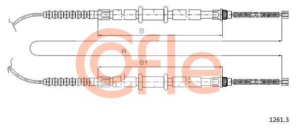 COFLE 1261.3 Seilzug,...