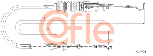 COFLE 14.4304 Gaszug