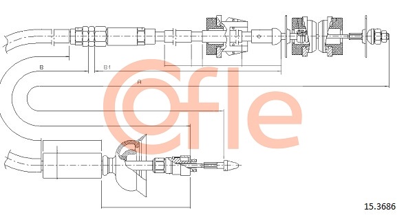 COFLE 15.3686 Seilzug,...