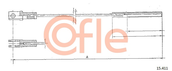 COFLE 15.411 Seilzug,...
