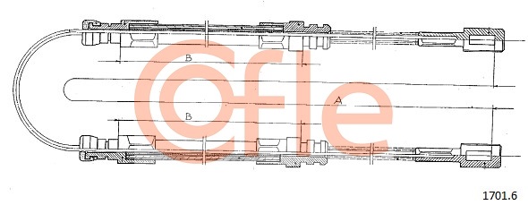 COFLE 1701.6 Seilzug,...