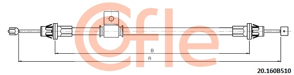 COFLE 20.160B510 Seilzug,...