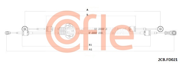 COFLE 2CB.FD021 Ντίζα,...