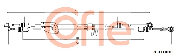 COFLE 2CB.FO010 Seilzug,...