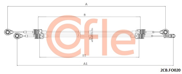 COFLE 2CB.FO020 Seilzug,...