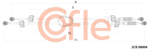 COFLE 2CB.NI004 Seilzug,...