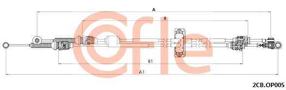 COFLE 2CB.OP005 Seilzug,...