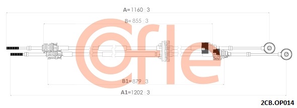 COFLE 2CB.OP014 Seilzug,...