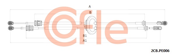 COFLE 2CB.PE006 Seilzug,...