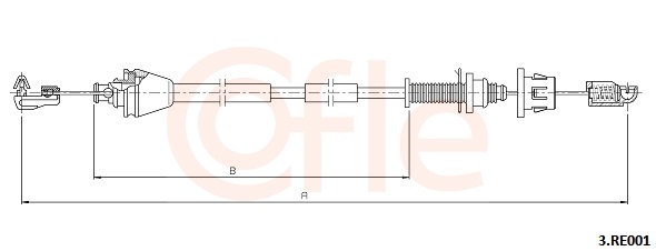 COFLE 3.RE001 Accelerator Cable