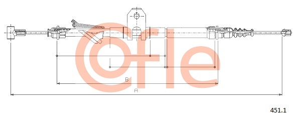 COFLE 451.1 Seilzug,...