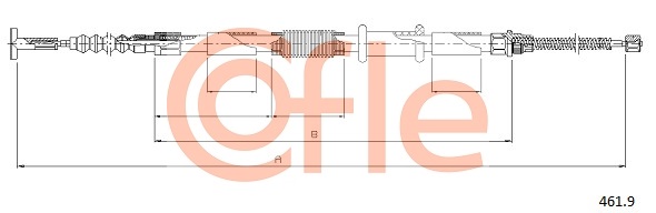 COFLE 461.9 Seilzug,...