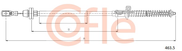 COFLE 463.5 Gaszug