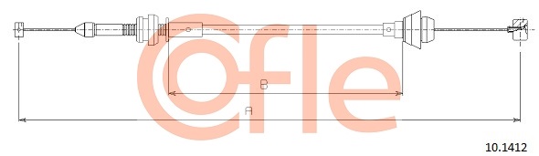 COFLE 92.10.1412 Accelerator Cable