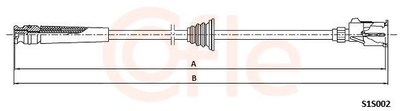 COFLE 92.S1S002 Speedometer Cable