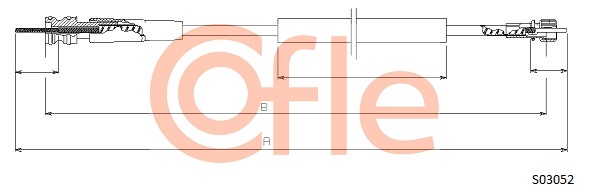 COFLE S03052 Tachowelle