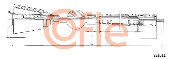 COFLE S21011 Tachowelle