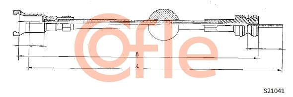 COFLE S21041 Tachowelle