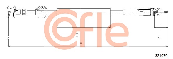 COFLE S21070 Tachowelle