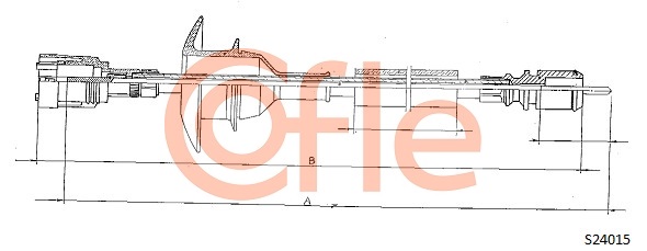 COFLE S24015 Tachowelle