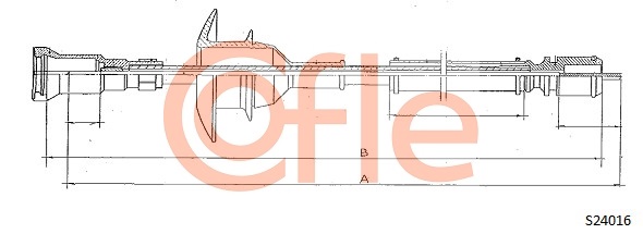 COFLE S24016 Tachowelle