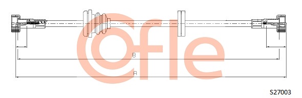 COFLE S27003 Tachowelle