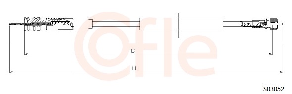 COFLE S03052 Speedometer Cable